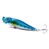 Popper Fishing Lures 9CM-12G-6# Topwater Bait Crankbait Wobbler Tackle Isca Poper Floating Top Water pike Lures