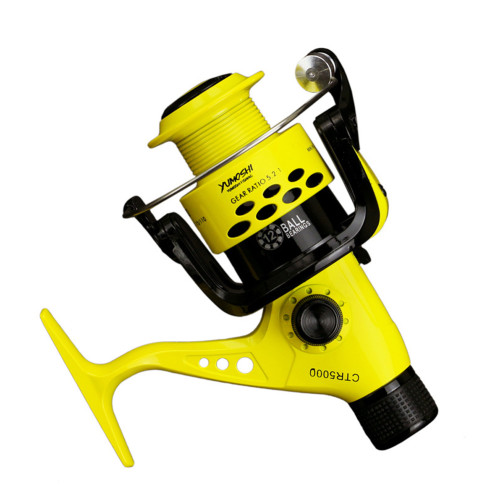 Spinning Fishing Reel Rear Drag Plastic Spool 12 Ball Bearing G-ratio 5.5:1/ 5.2:1 wheels rear brake fly fishing reel