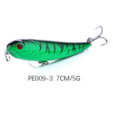 Floating Pencil Fishing Lure 7CM-5.7G-8# TopWater Hard Lures Baits Wobblers Artificial Hard Bait Fishing Tackle