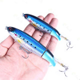 Tractor Pencil Lifelike Fishing Lures 13G 11CM Hard Baits 3D Eyes Fishing Wobblers Bass Pike Trout