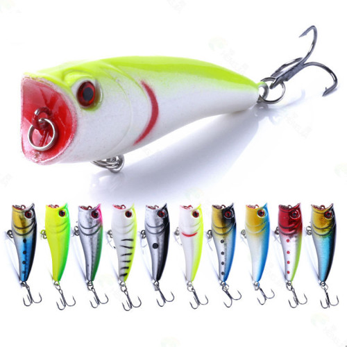 6cm/7g popper wobbler fishing lures artificial hard bait pesca fishing tackle