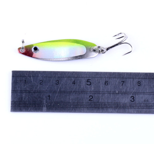 6.5g/0.23oz Metal Spoon Lures Winter Ice Fishing Spinner Baits Saltwater Lures Tackle Casting Spoons for Fishing