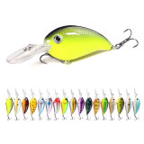 Crankbaits Bass Fishing Lures Set Small Fishing Baits Topwater Hard Lures, Sharp Treble Hooks for Trout Minnow Popper Walleye Crappie