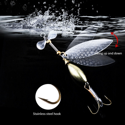 9.8cm 15g Spinner bait Spoon Fishing Lure Fishing Spoon Lure pesca Metal Jig Lure buzzbait Bass Fishing Tackle