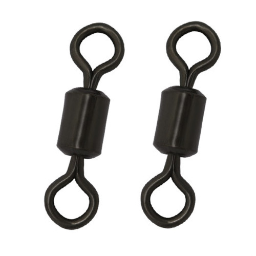 Matte Black Carp Fishing Rolling Swivels,Wholesale Fishing Tackle