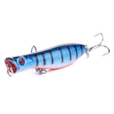 hard Plastic popper fishing lures 6cm 5g sequins wobblers catfish fishing baits isca pesca fishing tackles