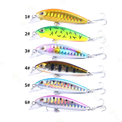 5.5CM/6.6G Sinking Wobblers Minnow Jerkbait Fishing Lure Fake Bait