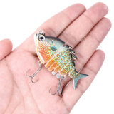 Multi Jointed Fishing lure 4 sections 6.5cm 9.3g Swimbait Crankbait Artificial Hard Bait Crankbait Isca Accessories