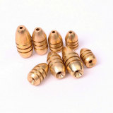 Fishing Sinkers Set with Brass Sinker Weights Jig Hooks Fishing Swivel Ring Connector for Freshwater Saltwater Bass Fishing