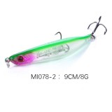 Minnow fishing baits and tackle carp fishing lures ice fishing accessories swim baits ,9cm/3.54 8g/0.28oz