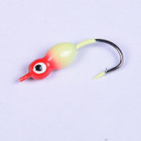 Ice Lure Jig Hook 25mm/2.5g Hard artificial Baits Lead Jig Head Winter Fishing Lures