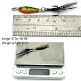 Rotating Metal VIB Vibration Bait Spinner Spoon Fishing Lures 25mm/4g Jigs Trout Winter Fishing Hard Baits Tackle Pesca