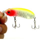 Fishing Lure Minnow Crankbait Hook pike trolling Swim Bait pesca isca Artificial Hard bait floating fishing tackle ,10g/0.35oz,6cm/2.36