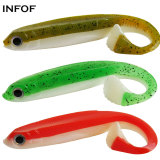 Soft Fishing Lures , Soft Split Tail Lure Jerk Minnow Swimbait