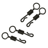 Extended Carp Fishing Q Shape Snap Matte Black Carp Fishing Accessories