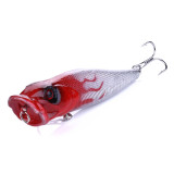 Popper Fishing Lures 9CM-12G-6# Topwater Bait Crankbait Wobbler Tackle Isca Poper Floating Top Water pike Lures
