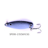 6.5g/0.23oz Metal Spoon Lures Winter Ice Fishing Spinner Baits Saltwater Lures Tackle Casting Spoons for Fishing