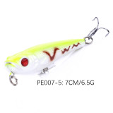 Pencil Baits 7CM-6.7G Floating Freshwater Diving Artificial Trembling Fake Bait For Trout Pike Perch Tackle