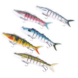 Jointed Minnow Bait 8segement Hard Plastic Fishing Lure 5colours 17.8cm-38g Artificial Fishing Set