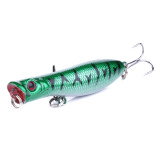hard Plastic popper fishing lures 6cm 5g sequins wobblers catfish fishing baits isca pesca fishing tackles