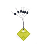 Rubber fishing oval stoper,fishing stop black fishing beads