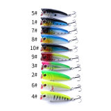 6cm/7g popper wobbler fishing lures artificial hard bait pesca fishing tackle