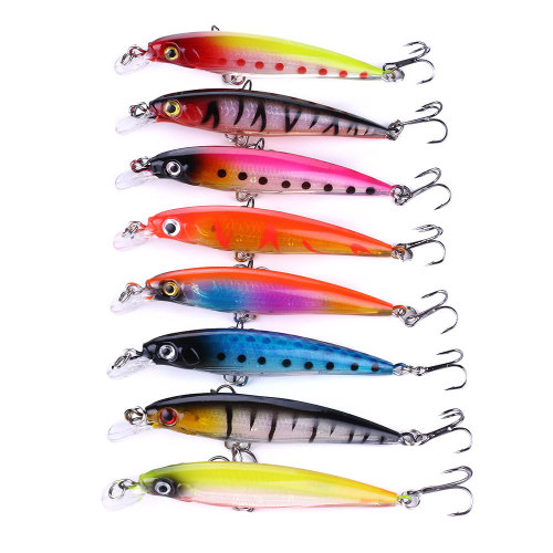Submerged Minnow Fishing Lure Wobblers Hard Bait 8.5CM-7.2G-6# Jerkbait for Twitch Diving Depth 0.6-1.8M