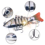 10cm 24g Multi-section Hard Bait Fishing Jointed Wobbler Bait 3D Lifelike 7 Segments Swimbait