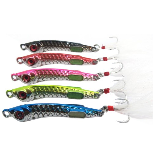 Submarine Jigging Lures 10g 15g Metal Fishing Lures Luminous Sound crankbait Bait Jig Fishing VIB Baits