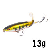 Fishing Saltwater Whopper Popper 10cm/13g Topwater Crappie Fishing Lures Floating Wobbler Spinner Baits Lure for Bass Fishing