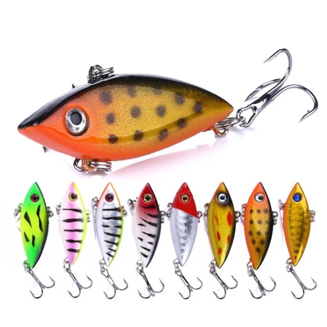 Mini Vib Lure 4Cm-2.75G-10# Hard Crankbait Wobbler Isca Artificial Peche Salmo Slow Sinking VIB Baits