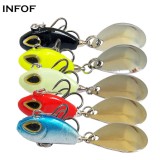 11g/5.5cm Hard Fishing Lure Tail Spin Spinner Bait VIB Saltwater Fishing Bait Swimbait Crankbait