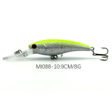 Minnow Fishing bait with 8# treble hooks carp Fishing Lures freshwater Fishing tackle Sinking Trout Bait ,9.2cm/3.62in 8g/0.282oz