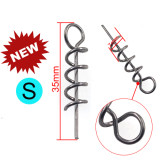 Fishing Lure Centering-Pin Spring Stainless Steel Fishing Pin Bait Holder Lure Screw Lock