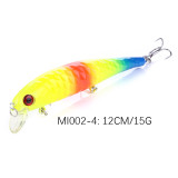 12cm 13g Fishing Lure Minnow Hard Bait With Three Fishing Hooks Fishing Tackle Wobbler 3D Eyes Crankbait