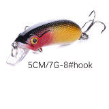 5cm 7g TopWater Fishing Lures Crankbait Swimming Crank Baits Artificial Swimbait Wobblers Fish Tackle