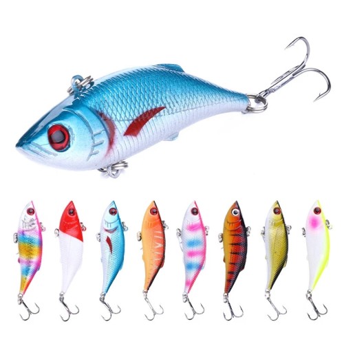 VIB Fishing Lure 8CM 10G Vibration Jig Artificial Hard Baits Isca Wobblers Bass Crankbait Pesca Tackle Tool