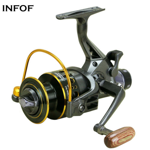 Fishing Spinning Reel Coils Double Drag System 10+1BB Carp Fishing Wheel 3000 4000 5000 6000 Long Casting Reels