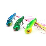 Metal VIB Fishing sink Lure bass Fishing Tackle Pin Feather Crankbait Vibration Spinner Sinking Bait 3 g /6 g