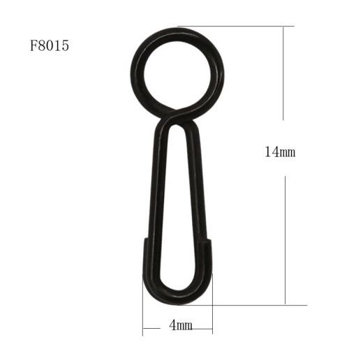 Wholesale Matte Black Carp Fishing Clips Snap ,carp fishing tackle