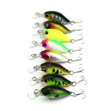 5cm 4g Fishing Lures Crank Baits Mini Crankbait Wobblers 3D Fish Eye Artificial Lure Bait with Lifelike Fake Lure