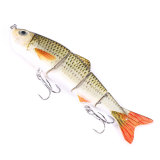 3D Eyes Multi Jointed Fishing Lure 12cm 16.8g Lifelike 4 Sections Swimbait Crankbait Hard Bait Fish Lure Fishing Tackle