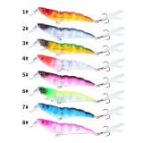 Minnow Shrimp Fishing Lure 10.5cm 13g Trout Crank Artificial Hard Bait Crankbait Freshwater Tackle