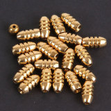 Fishing Sinkers Set with Brass Sinker Weights Jig Hooks Fishing Swivel Ring Connector for Freshwater Saltwater Bass Fishing