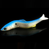 Soft Aluminum Fishing Lure Swimming Minnow 12.7g/13cm Soft Baits Swimmer Swimbait Wobbler Internal Aluminum Adjustable