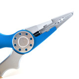 Aluminum Fishing Pliers Braid Cutters Split Ring Pliers Hook Remover Fish Holder with Sheath and Lanyard