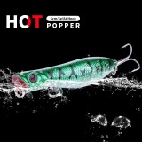hard Plastic popper fishing lures 6cm 5g sequins wobblers catfish fishing baits isca pesca fishing tackles
