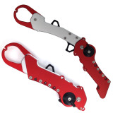 Aluminum Foldable Fishing Lip Gripper Portable Fishing Tool Lanyard
