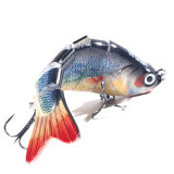 Multi Jointed Fishing Lure 3D Eyes 6-Segment Lifelike Fishing Swimbait Crankbait With 2 Hook Fishing Baits