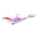 Metal VIB Shrimp Bait Hard bait 9g /15g/22g/30g fishing Vibration Lure with spinner